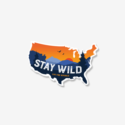 LFR "Stay Wild" Sticker